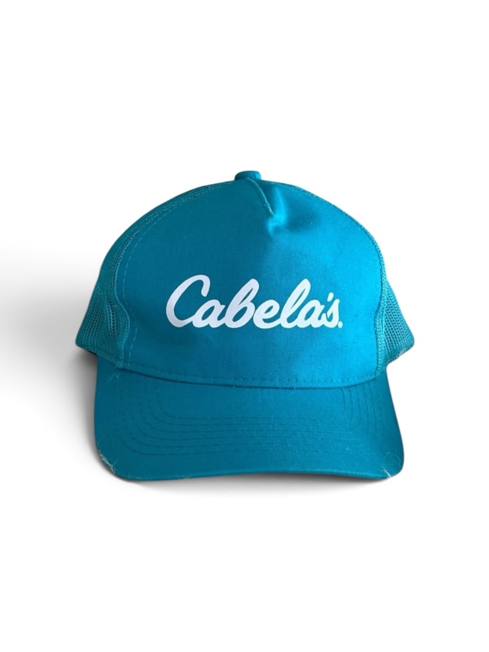 Cabela's Teal Blue Mesh Logo Cap